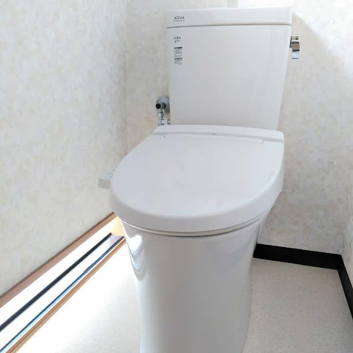 新しいトイレ